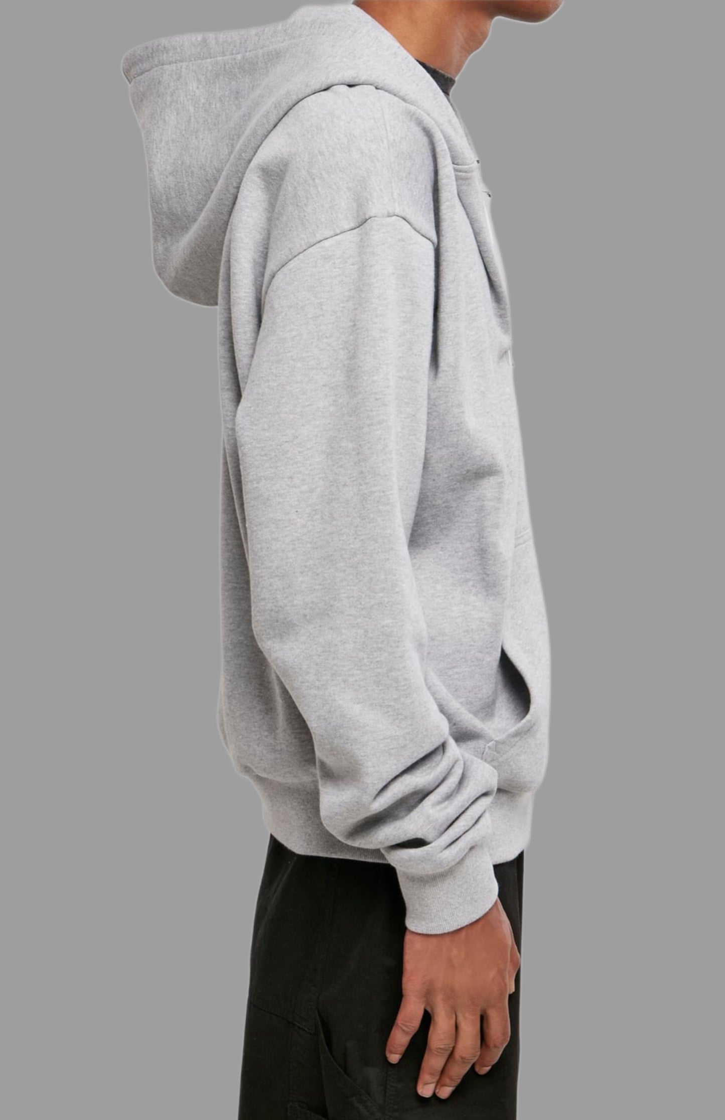 Zip hoodie grey