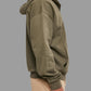 Zip hoodie olive