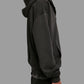 Zip hoodie black