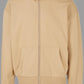 Zip hoodie sand