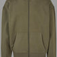 Zip hoodie olive